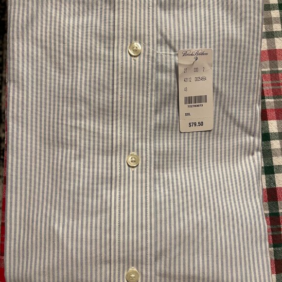 NWT Brooks Brothers Regent Non Iron Button Down Shirt XXL - Picture 4 of 4